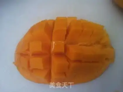 Make Coconut mango cape step 4