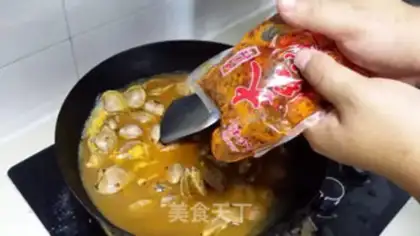 Make Spicy clams step 3