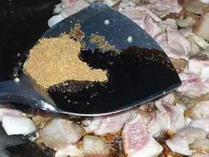 Make Dry bean horn evaporation noodles step 5