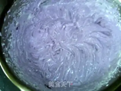 Make Blueberry ice cream step 4