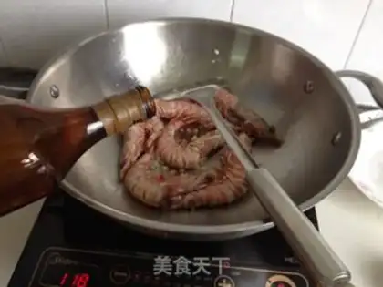 Make Cheese juice to shrimp step 4