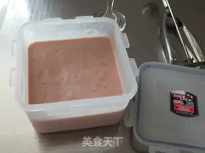 Make Strawberry ice cream step 17