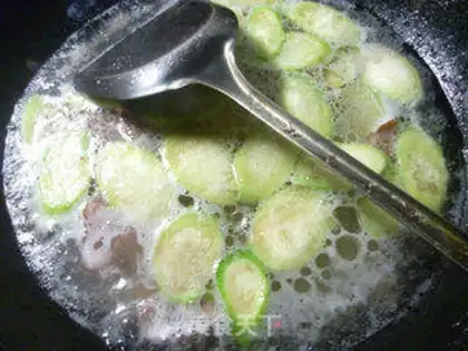 Make Smelt beef fan soup step 4
