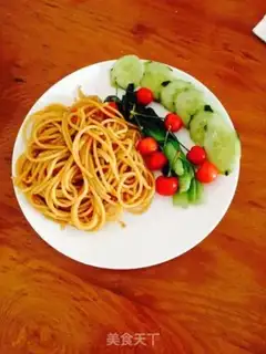 Make Green leaf cherry pasta step 8