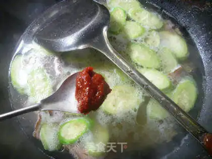 Make Smelt beef fan soup step 5
