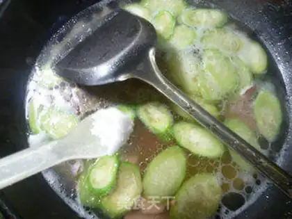Make Smelt beef fan soup step 6