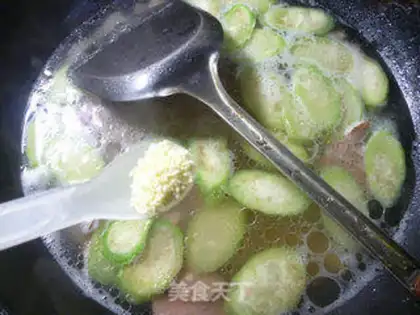 Make Smelt beef fan soup step 7