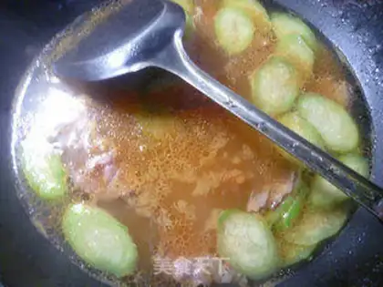 Make Smelt beef fan soup step 8