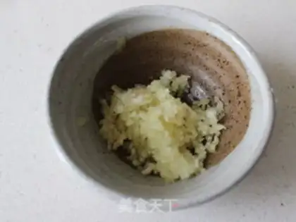 Make Garlic fan steamed an oyster step 6