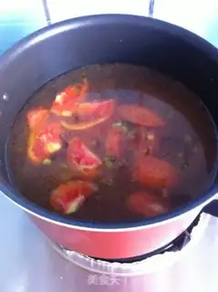 Make Tomato cucumber egg soup step 3