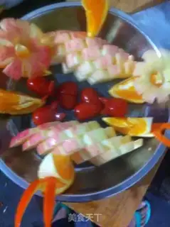 Make Homemade fruit platter step 5