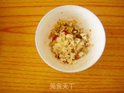 Make Fish tofu step 1