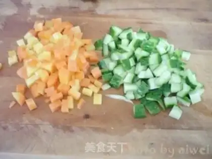Make Pineapple rice step 2