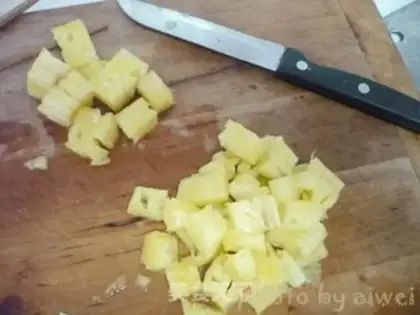 Make Pineapple rice step 6