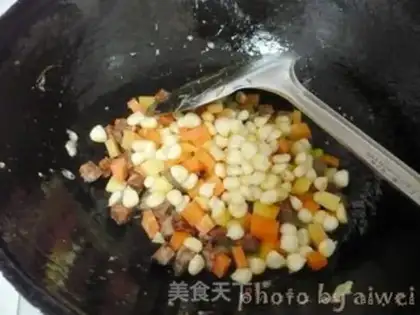 Make Pineapple rice step 8