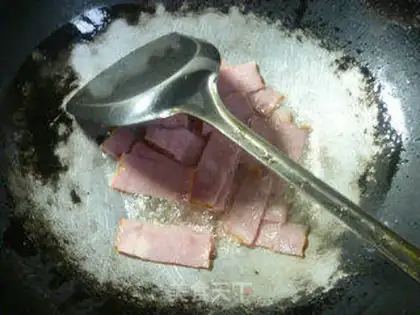 Make Bacon lentils fried potatoes step 4