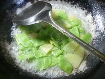 Make Bacon lentils fried potatoes step 7