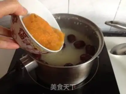 Make Pumpkin porridge step 4