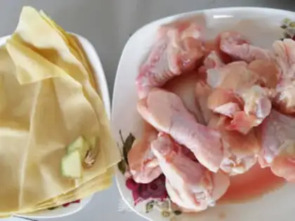 Make Curry wings step 0
