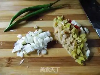 Make Pyramids and veggies step 1