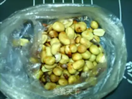 Make Peanut milk sugar step 1