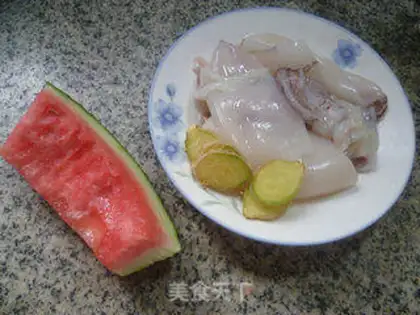 Make Watermelon peeled and fired step 0