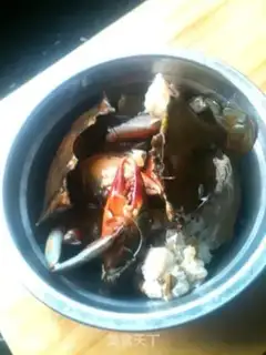 Make Hot and green crabs from the dry pot step 1