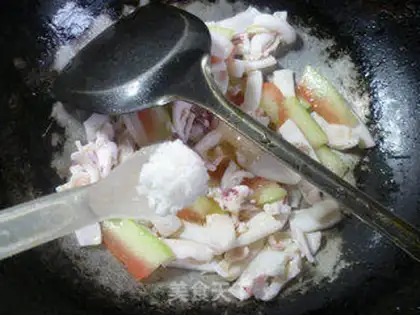 Make Watermelon peeled and fired step 9