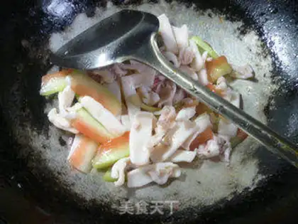 Make Watermelon peeled and fired step 10