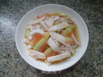 Make Watermelon peeled and fired step 11
