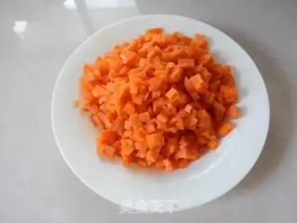Make Carrot beef rice step 2