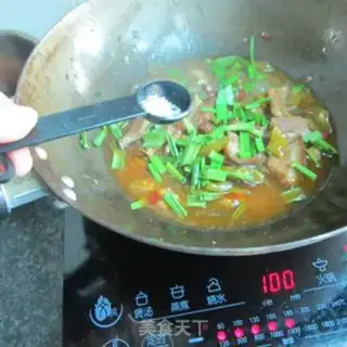 Make Sour peppers burning meat from the east slope step 7