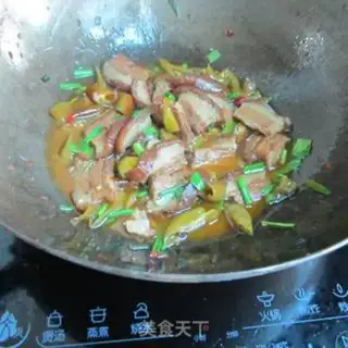 Make Sour peppers burning meat from the east slope step 8