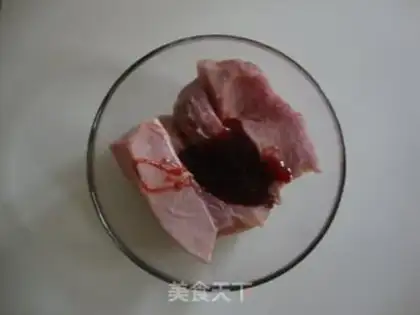 Make Honey sauce and roast meat step 1