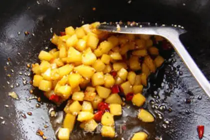 Make Spicy potatoes step 8