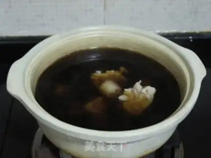 Make Red bean pigtail soup step 5
