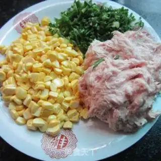 Make Corn pork dumplings step 3