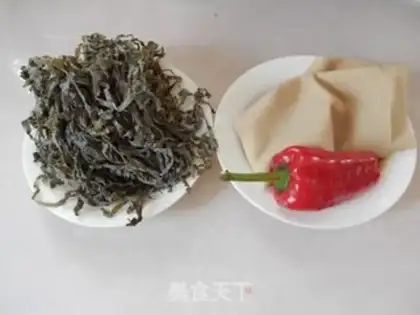 Make Tofu-curded seaweed step 0