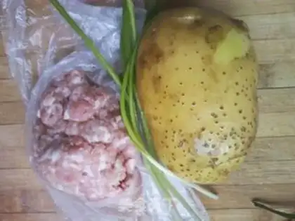Make A little rabbit coffee and potatoes step 0