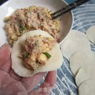 Make Corn pork dumplings step 9