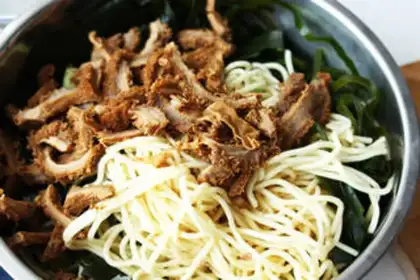 Make Cow belly noodles step 3