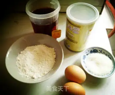 Make Red tea sponge cake step 0