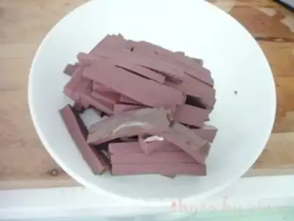 Make Powder and goat blood step 1
