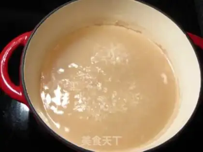Make Wheat and corn congee step 2