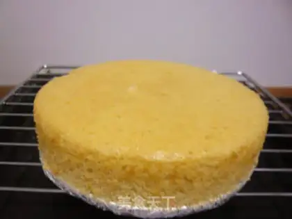 Make Red tea sponge cake step 5