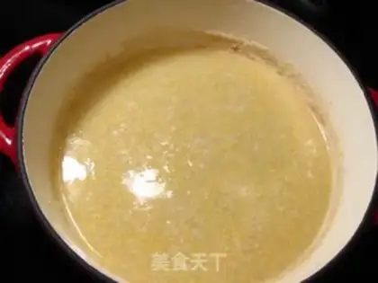 Make Wheat and corn congee step 3