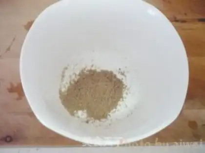 Make Powder and goat blood step 6