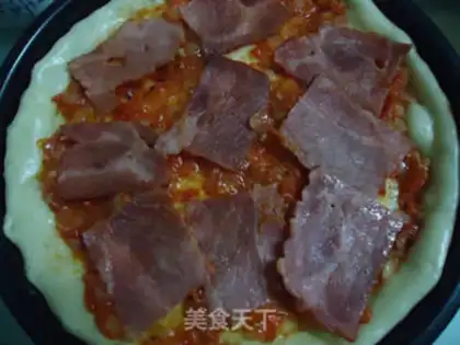 Make Pepper bacon pizza step 11