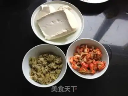 Make Snowbean tofu shrimp step 0