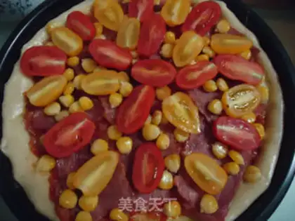 Make Pepper bacon pizza step 12